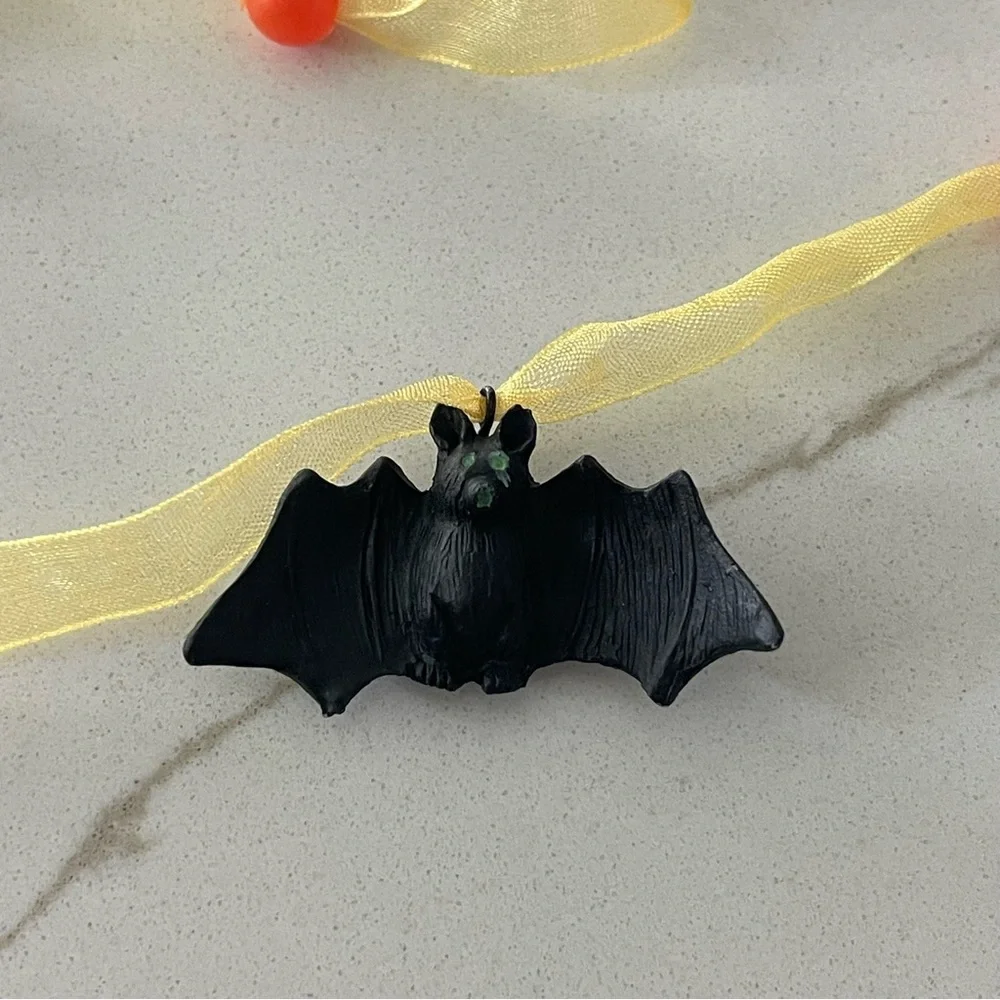 Halloween Bat and Bead garland 12 feet long